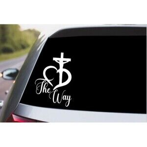 Christian Car Decal Stickers Vinyl Jesus God Laptop Cellphone Journal Stickers